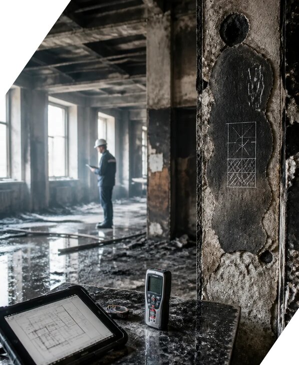 Обследование зданий после пожара в Рязани от 15402 р. | ЭкспертизаРоссия