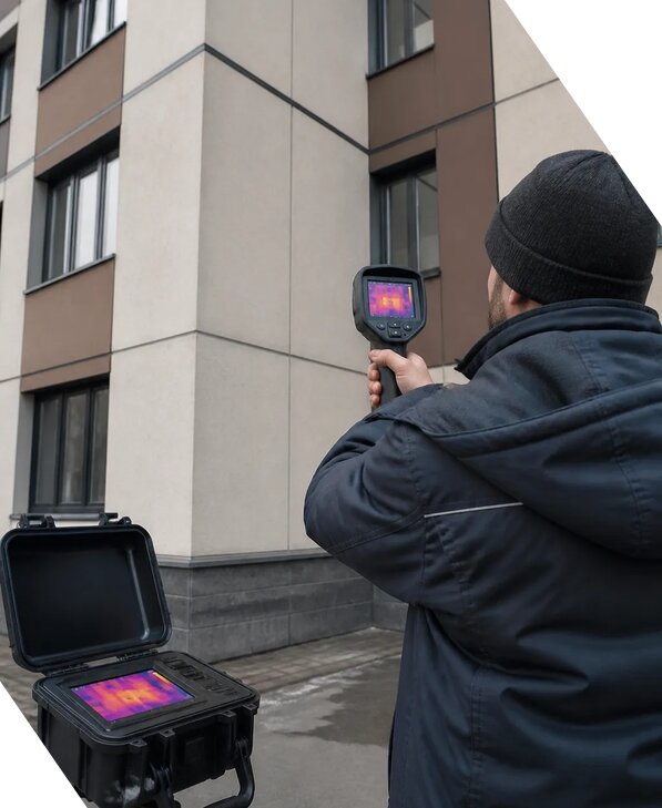 Тепловизионное обследование зданий и сооружений в Рязани